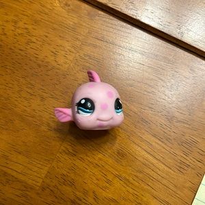 AUTHENTIC LPS Pink Spotted Clown Pufferfish with Blue Eyes 2007